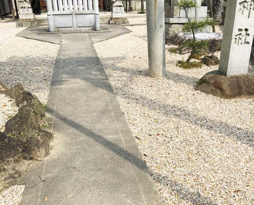 神社社寺敷石